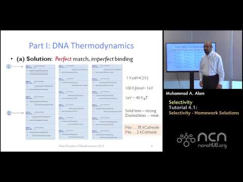 nanoHUB-U Nanobiosensors T4.1: Selectivity - Homework Solution V