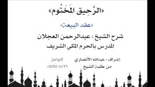 الرحيق المختوم | شرح الشيخ عبدالرحمن العجلان | عقد البيعة image