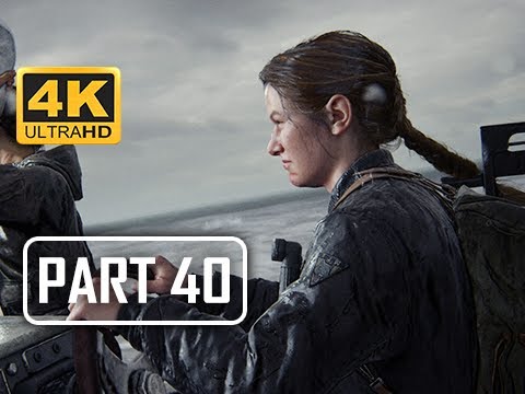 The Last of Us Part 2 Walkthrough Part 40 - Scar Island (4K PS4 PRO Gameplay)