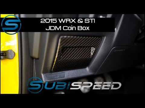 Subispeed - 2015 WRX/STI JDM Coin Box Install