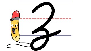 Pencil Pete's Cursive Writing - Uppercase Z