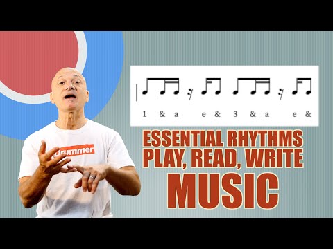 Learn to How to Play, Read and Write Common Rhythms in Music