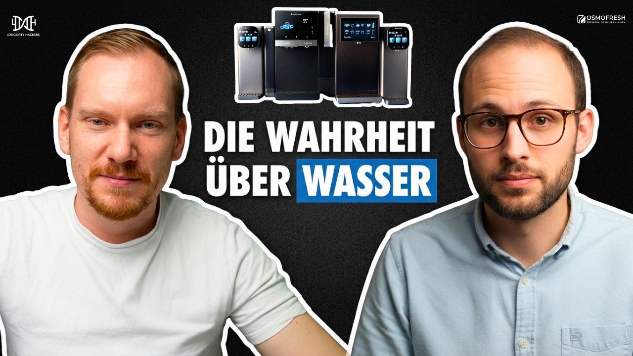 Die Wahrheit über Wasserfilter-Zertifikate: OsmoFresh CEO erklärt TÜV & Qualität - Benedikt Keck Longevity Video (30:44)