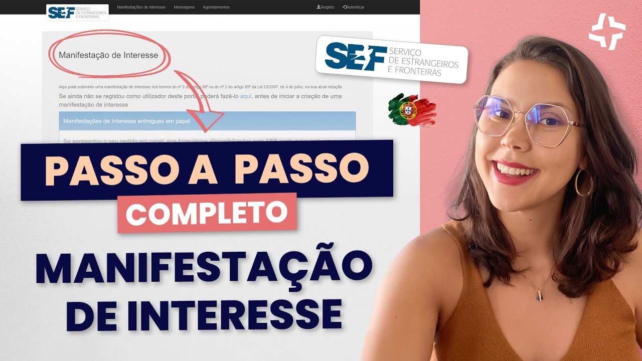 MANIFESTAÇÃO DE INTERESSE EM PORTUGAL: PASSO A PASSO COMPLETO E FÁCIL