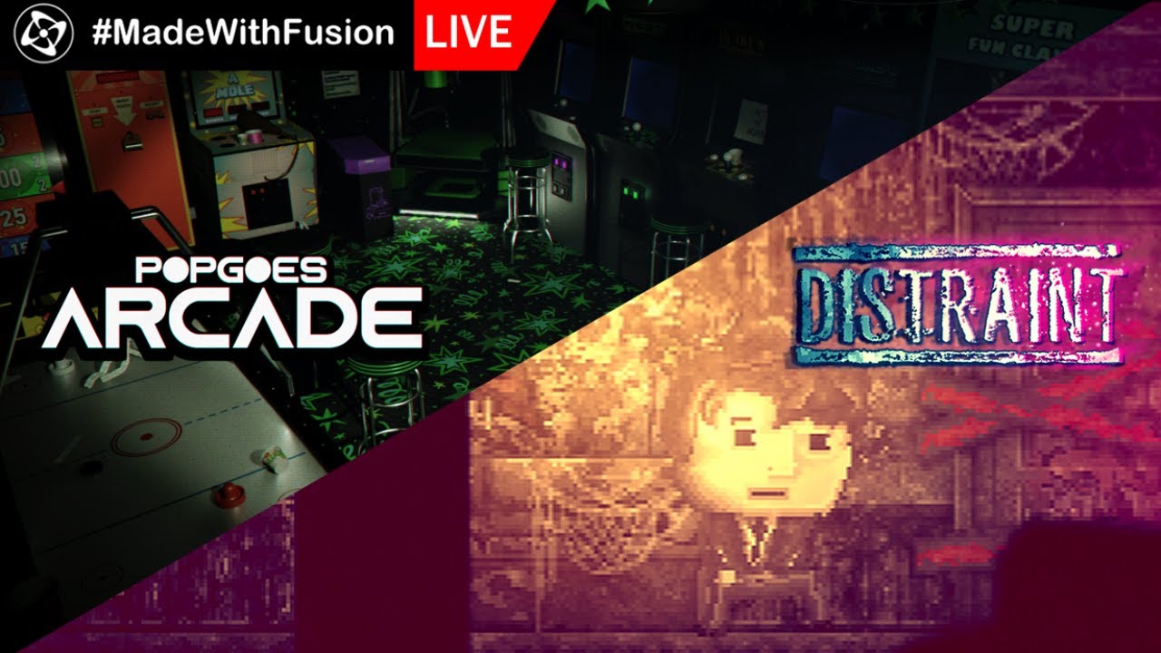 #MadeWithFusion Live: POPGOES Arcade & Distraint