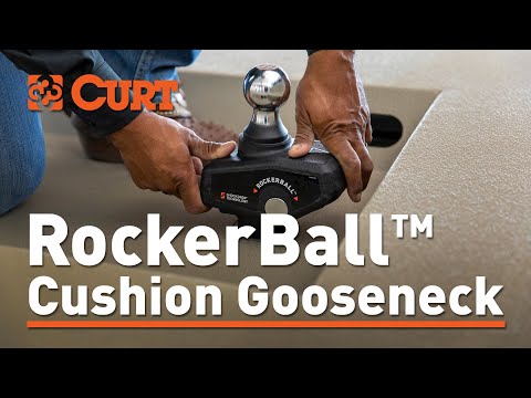 CURT RockerBall™ Cushion Hitch Gooseneck Ball – For Stress-Free & Comfortable Towing
