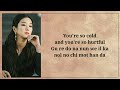 Heize - You're Cold 더 많이 사랑한 쪽이 아프대 (It's Okay Not To Be Okay OST Part 1) Easy Lyrics Heize - You're Cold 더 많이 사랑한 쪽이 아프대 (It's Okay Not To Be Okay OST Part 1) Easy Lyrics