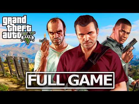 GTA 5 Full Gameplay Walkthrough / No Commentary【FULL GAME】 Grand Theft Auto 5 4K UHD