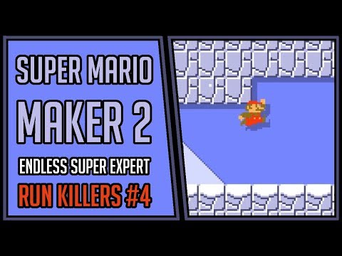 SMM2 | 10秒マリオ コーナーブースト / Corner Boost | Endless Super Expert | No Skip | Run Killers #4 | [1080p60]