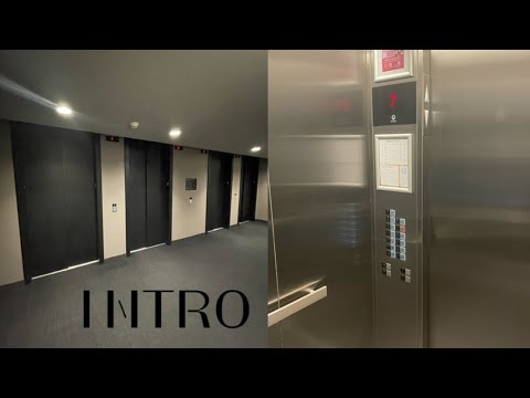 COOL Black Schindler 5500 MRL Traction Elevators | Cleveland, OH
