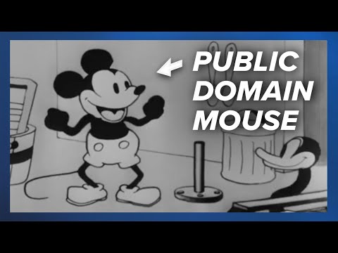 The original Mickey Mouse is public domain as of January 1, 2024