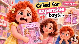 Sadie Cried For A Toy ... Then Something Unexpected | Slow English Story (A2)