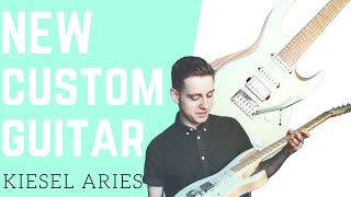 Video thumbnail for My new favorite guitar! Kiesel Aries - Seafoam Green - Custom Guitar Breakdown by Charlie Robbins