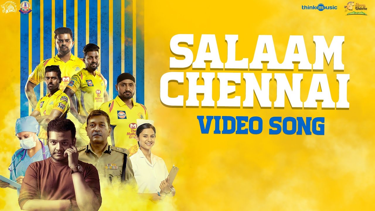 Salaam Chennai Song Lyrics | Album Songs 2020 Sathyaprakash and Ghibran,