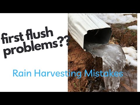 MISTAKES with first flush rain harvesting filters!