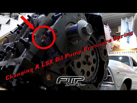 How To Change The Oil Pump Pressure Relief Spring On A LSX Melling