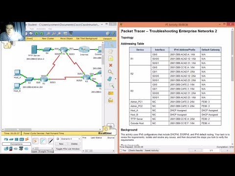 9.2.3.13 Packet Tracer - Troubleshooting Enterprise Networks 2