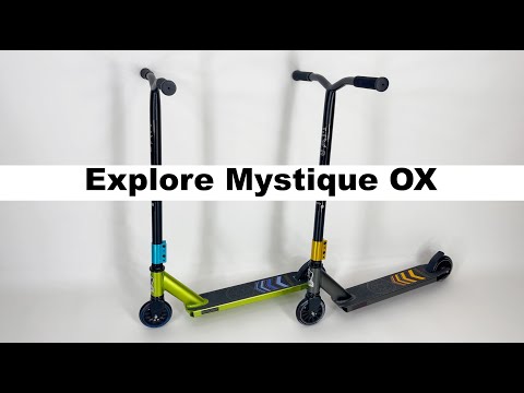Трюковий самокат Explore Mystique OX жовтий + пега - фото 1 - id-p1440245404