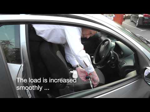 Mecmesin Car door closure test with clips