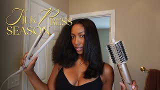SILK PRESS SEASON | get a silky blowout look at home