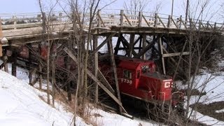 preview picture of video 'CP 5730 near Beeton (03MAR2013)'