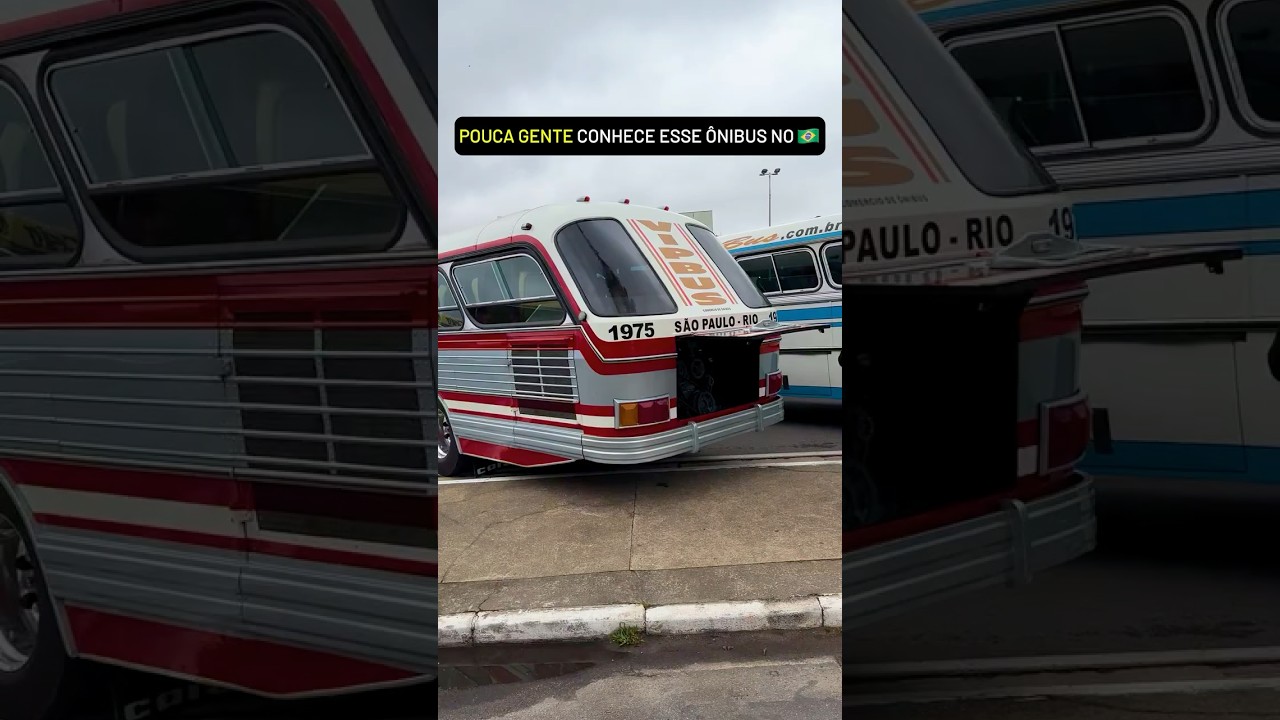 POUCA GENTE CONHECE ESSE ÔNIBUS NO 🇧🇷