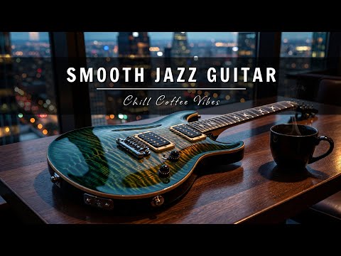 Smooth Jazz Guitar Music - Cool Cafe Vibes • Relaxing Guitar Music for Cafe, Study & Work