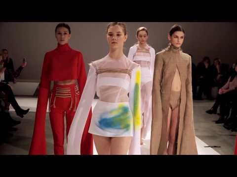 KORRUPTA by Monica Bernar and Anastasiia Sergachova Ukrainian Fashion Week AW 2017 in 4K