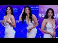 Soundarya Sharma Posing With Cute Smiles In White Outfit At OTT Change Makers Awards