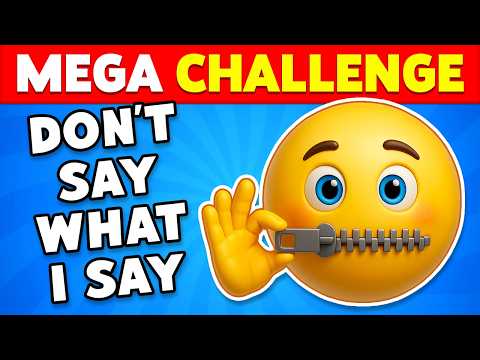 Avoid Saying The Same Thing As Me 🤔 MEGA CHALLENGE 🔥🚩