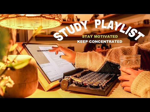 4-HOUR STUDY MUSIC PLAYLIST ☕ relaxing Lofi/ DEEP FOCUS POMODORO TIMER/ Study With Me/STAY MOTIVATED