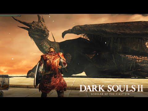 Dark Souls 2: Scholar Of The First Sin - [Part 58] The Ancient Dragon (Boss Battle) - No Commentary