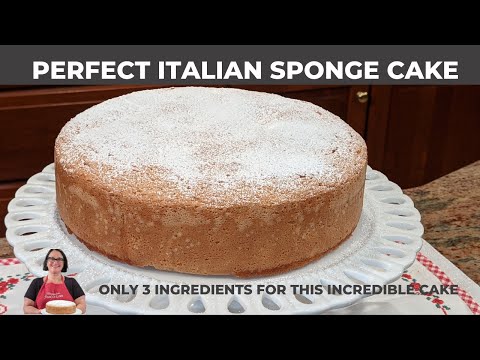 Pan di Spagna - Italian Sponge Cake -Biskvit -Russian Sponge Cake-Pastel - Bolo.
