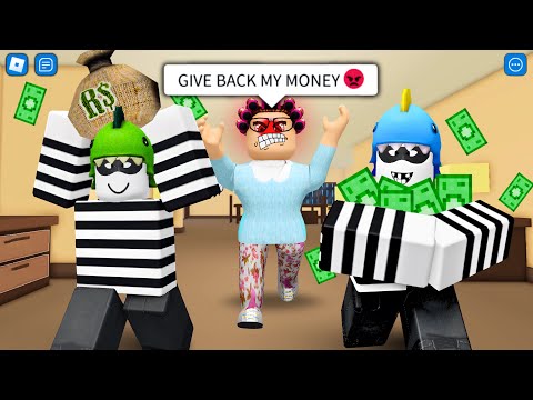 ROBLOX Rob The House💰FUNNY MOMENTS (GRANDMA 2)