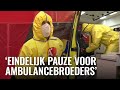 Brandweer opent corona-wasstraat voor ambulance