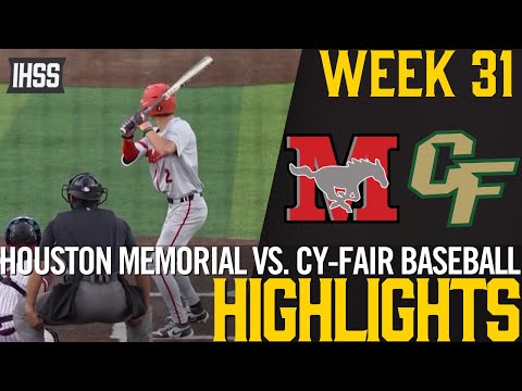 Houston Memorial Baseball Defeats Cy-Fair 6-2 in District Clash