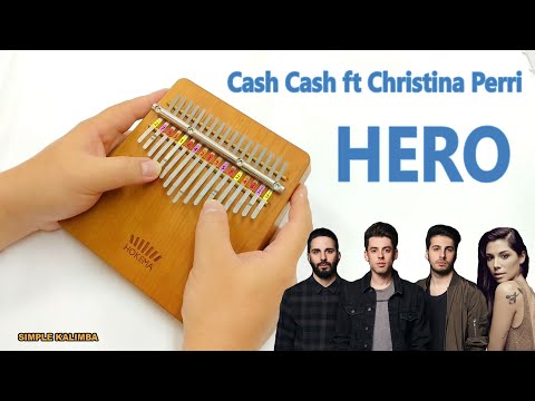 HERO (Cash Cash Ft Christina Perri) ||•Kalimba Easy Tutorial•||