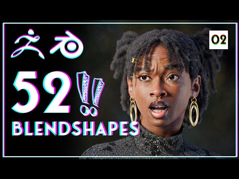 Creating 52 arkit blendshapes for a face rig