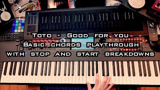 Toto - Good for You basic chords play-through and breakdown 4K 24fps