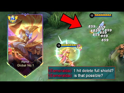 ALPHA WTF TRUE DAMAGE CHEAT BUILD | NEW INSANE TRICK TO RANK UP FASTER🔥(please try)