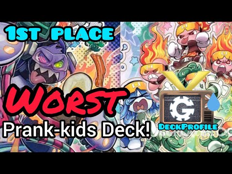 Yu-Gi-Oh! TCG 1st Place Worst Prank-Kids Deck To Ever Top!!! / Deck Profile / Win-A-Mat / VaughnGear