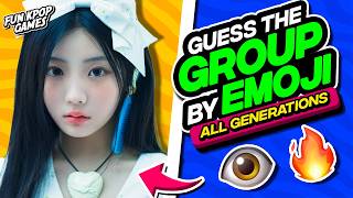⭐️ GUESS THE KPOP GROUP BY EMOJI: ALL GENERATIONS |  KPOP QUIZ - FUN KPOP GAMES 2025