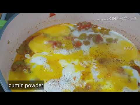 Egg Fried👩🍳🍳breakfast in arabic style|how to make arabic egg fried|kuwait Andhra kitchen |