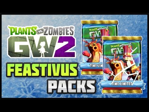 Plants vs. Zombies Garden Warfare 2 Feastivus Packs! (Christmas Packs Opening)