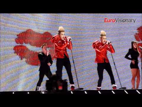 Jedward - Lipstick - Eurovision 2011 - Ireland - From dress rehearsal
