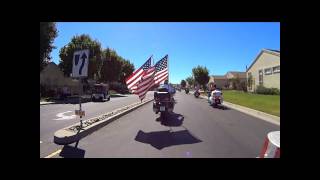 preview picture of video 'Trilogy Rio Vista Motorcycle Club Leads the 4th of July Parade 2014'
