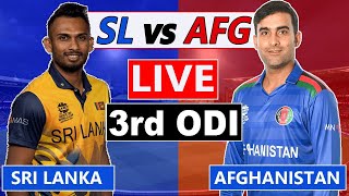 Sri lanka vs Afghanistan 3rd ODI Live Scores & Commentary | SL vs AFG 3rd ODI Live Match 20222