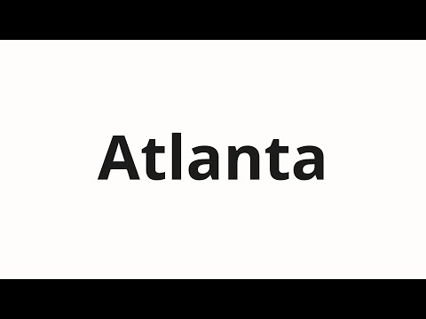 How to pronounce Atlanta | Атланта (Atlanta in Russian)