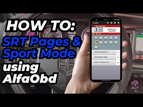 HOW TO UNLOCK SRT/ PERFORMANCE PAGES ON YOUR 2011-14 DODGE CHARGER/ CHRYSLER 300 WITH ALFAOBD!