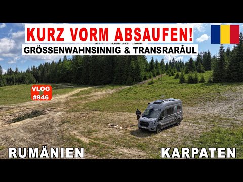 #946 Rumänien - Läuft der Bach über? Transrarăul, Karpaten, Freistehen Stausee Izvorul Muntelui